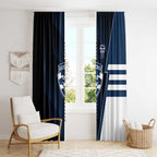 Geelong Cats Window Curtain Modern Geometric Sports Graphic Style