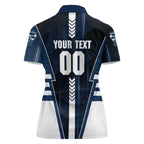 Personalized Geelong Cats Women Polo Shirt Modern Geometric Sports Graphic Style