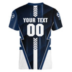 Personalized Geelong Cats Women V-Neck T-Shirt Modern Geometric Sports Graphic Style