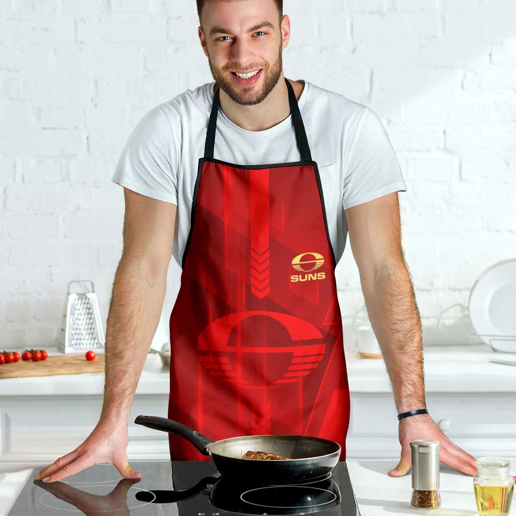 Gold Coast Suns Apron Modern Geometric Sports Graphic Style