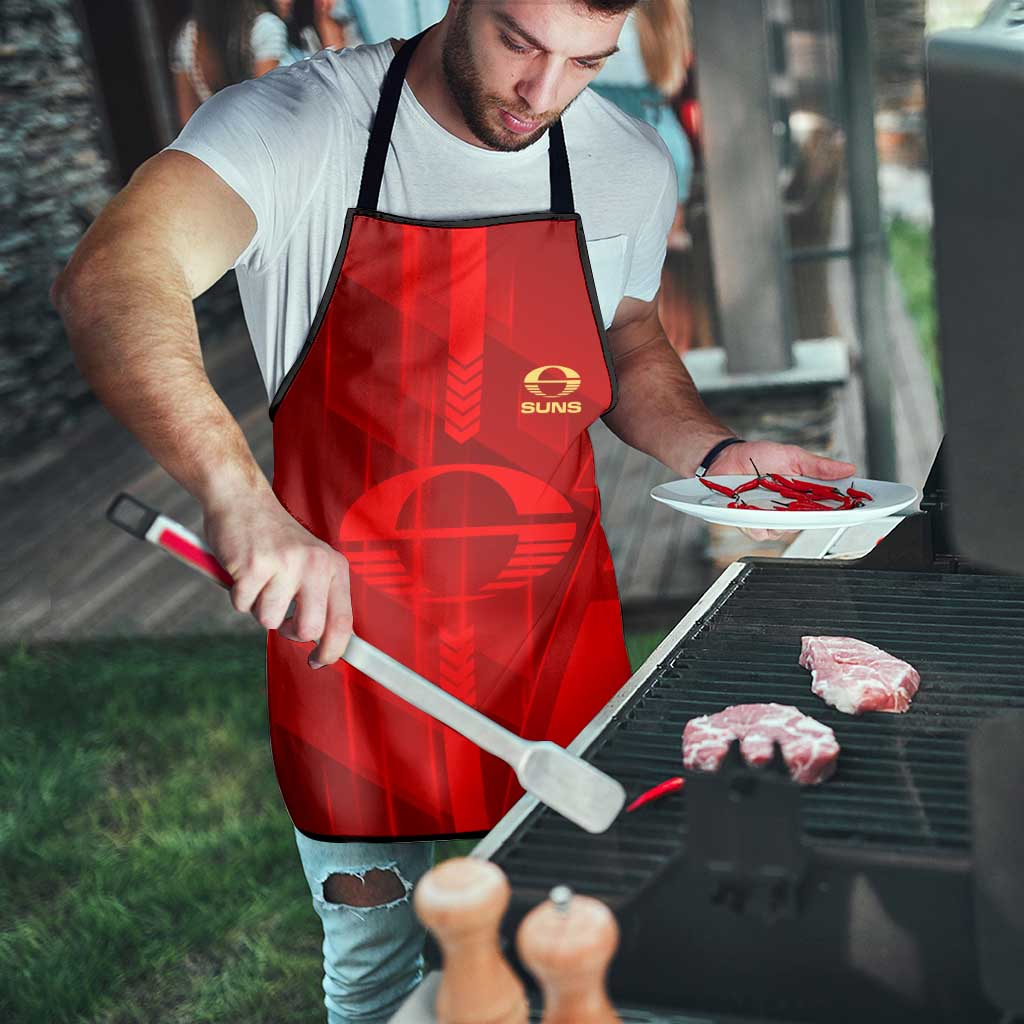 Gold Coast Suns Apron Modern Geometric Sports Graphic Style
