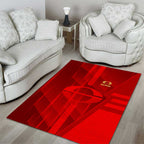Gold Coast Suns Area Rug Modern Geometric Sports Graphic Style