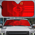 Gold Coast Suns Auto Sun Shade Modern Geometric Sports Graphic Style