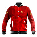 Personalized Gold Coast Suns Baseball Jacket Modern Geometric Sports Graphic Style