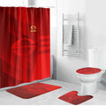 Gold Coast Suns Bathroom Set Modern Geometric Sports Graphic Style