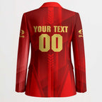 Personalized Gold Coast Suns Blazer Modern Geometric Sports Graphic Style