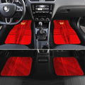 Personalized Gold Coast Suns Car Mats Modern Geometric Sports Graphic Style