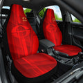 Gold Coast Suns Car Seat Cover Modern Geometric Sports Graphic Style