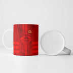 Personalized Gold Coast Suns Ceramic Mug Modern Geometric Sports Graphic Style