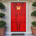 Personalized Gold Coast Suns Door Cover Modern Geometric Sports Graphic Style