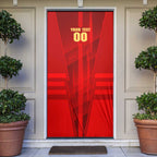 Personalized Gold Coast Suns Door Cover Modern Geometric Sports Graphic Style