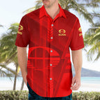 Personalized Gold Coast Suns Hawaiian Shirt Modern Geometric Sports Graphic Style