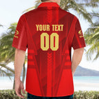 Personalized Gold Coast Suns Hawaiian Shirt Modern Geometric Sports Graphic Style