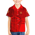 Personalized Gold Coast Suns Kid Hawaiian Shirt Modern Geometric Sports Graphic Style