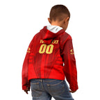 Personalized Gold Coast Suns Kid Hoodie Modern Geometric Sports Graphic Style