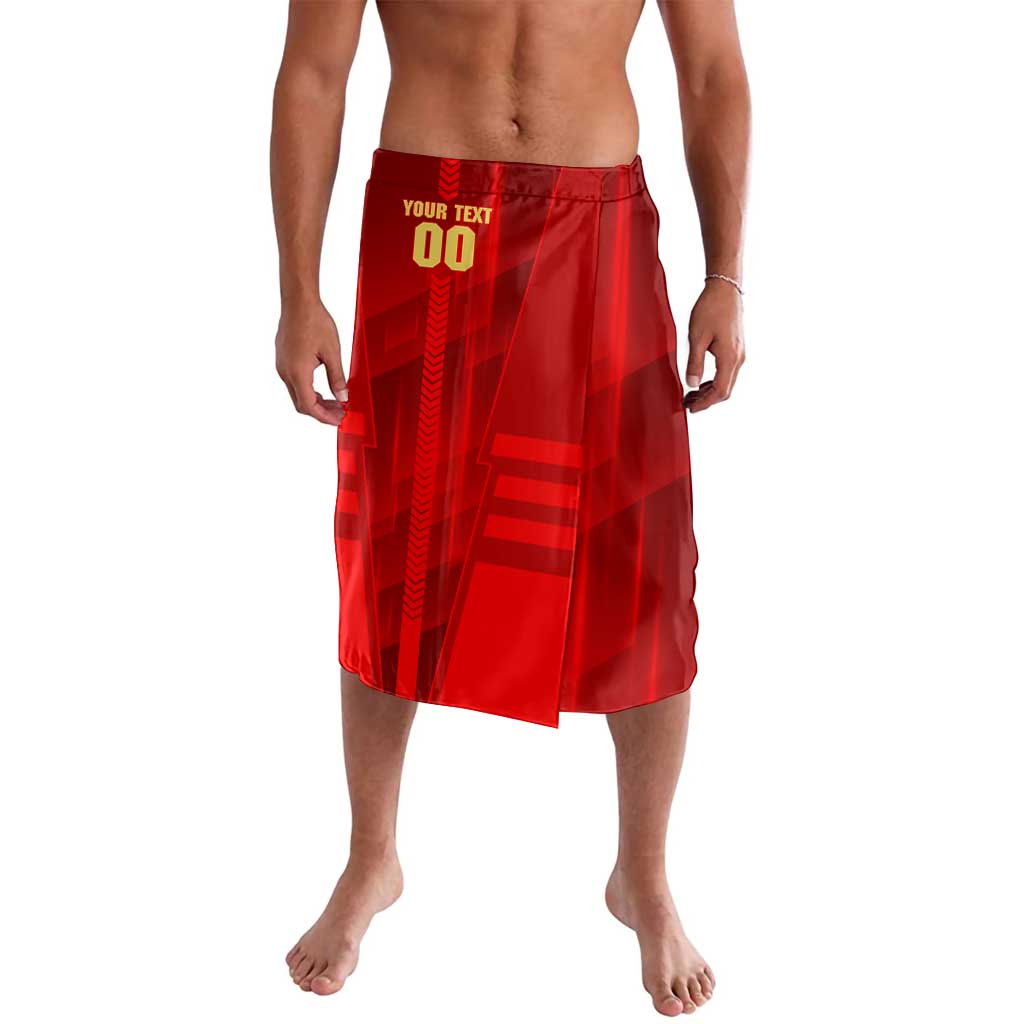 Personalized Gold Coast Suns Lavalava Modern Geometric Sports Graphic Style