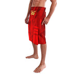 Personalized Gold Coast Suns Lavalava Modern Geometric Sports Graphic Style