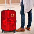 Gold Coast Suns Luggage Cover Modern Geometric Sports Graphic Style