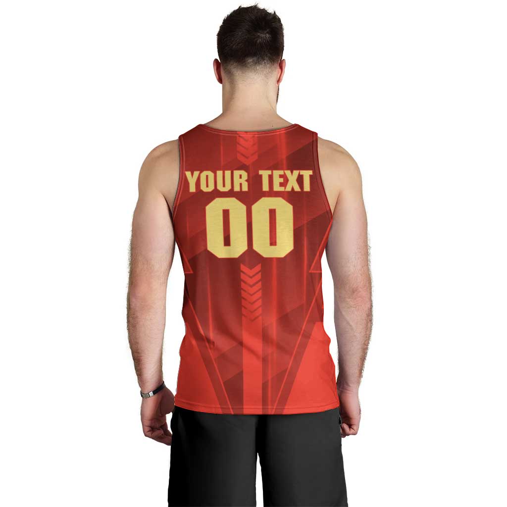 Personalized Gold Coast Suns Men Tank Top Modern Geometric Sports Graphic Style
