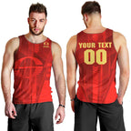 Personalized Gold Coast Suns Men Tank Top Modern Geometric Sports Graphic Style