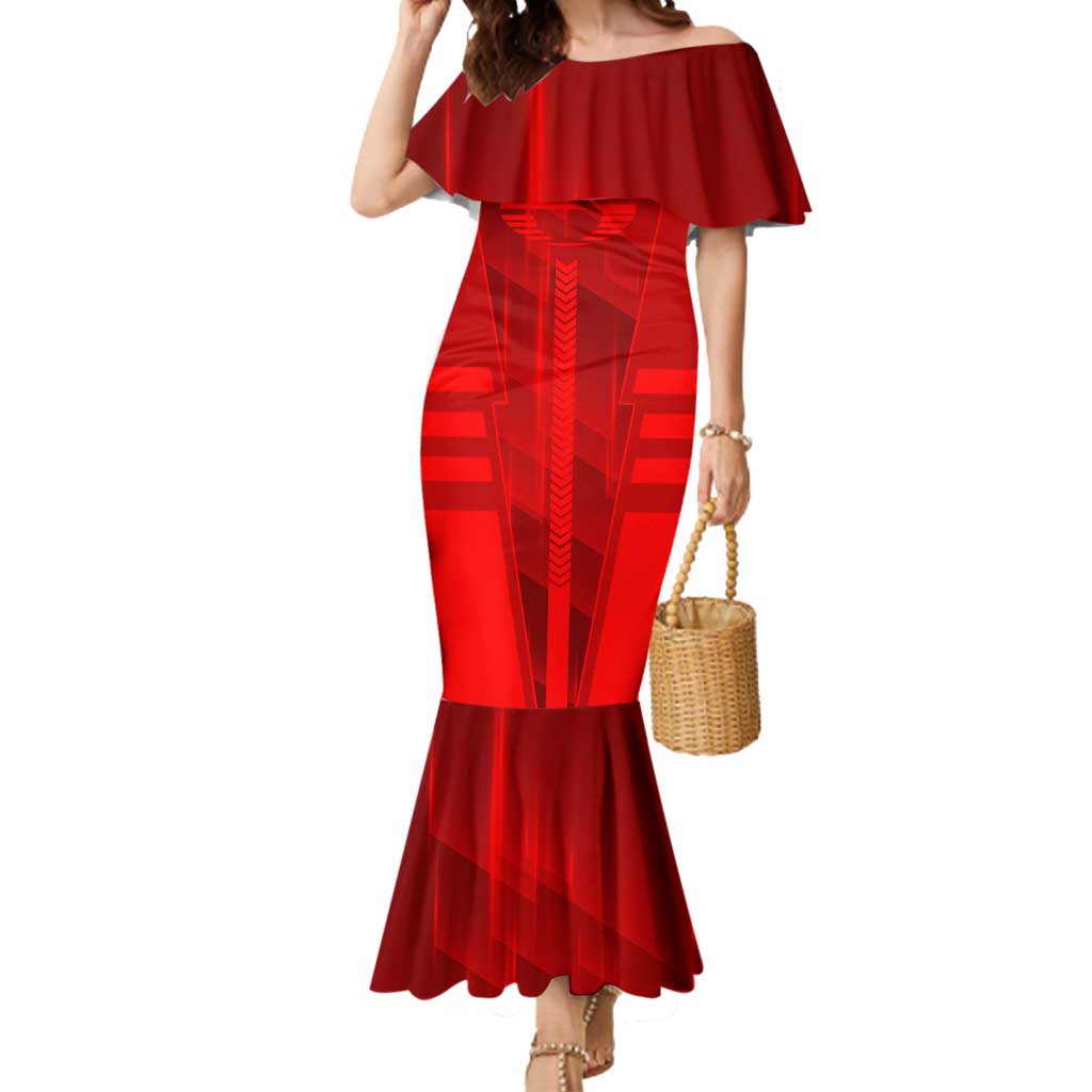 Personalized Gold Coast Suns Mermaid Dress Modern Geometric Sports Graphic Style