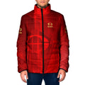 Personalized Gold Coast Suns Padded Jacket Modern Geometric Sports Graphic Style