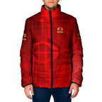 Personalized Gold Coast Suns Padded Jacket Modern Geometric Sports Graphic Style
