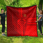 Gold Coast Suns Quilt Modern Geometric Sports Graphic Style