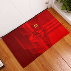 Gold Coast Suns Rubber Doormat Modern Geometric Sports Graphic Style
