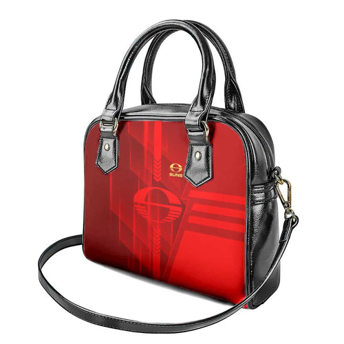 Gold Coast Suns Shoulder Handbag Modern Geometric Sports Graphic Style