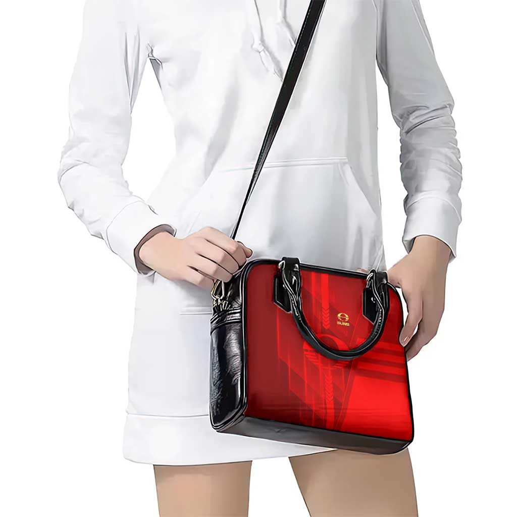 Gold Coast Suns Shoulder Handbag Modern Geometric Sports Graphic Style