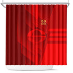 Gold Coast Suns Shower Curtain Modern Geometric Sports Graphic Style