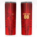 Personalized Gold Coast Suns Skinny Tumbler Modern Geometric Sports Graphic Style