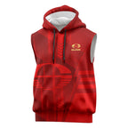 Personalized Gold Coast Suns Sleeveless Hoodie Modern Geometric Sports Graphic Style