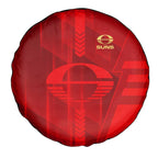 Gold Coast Suns Spare Tire Cover Modern Geometric Sports Graphic Style
