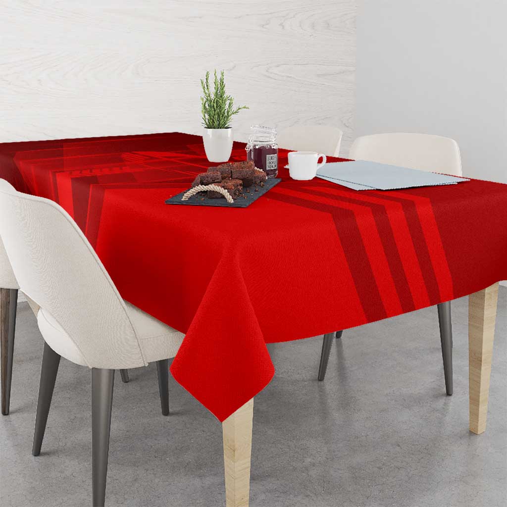 Gold Coast Suns Tablecloth Modern Geometric Sports Graphic Style
