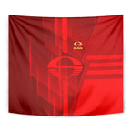 Gold Coast Suns Tapestry Modern Geometric Sports Graphic Style