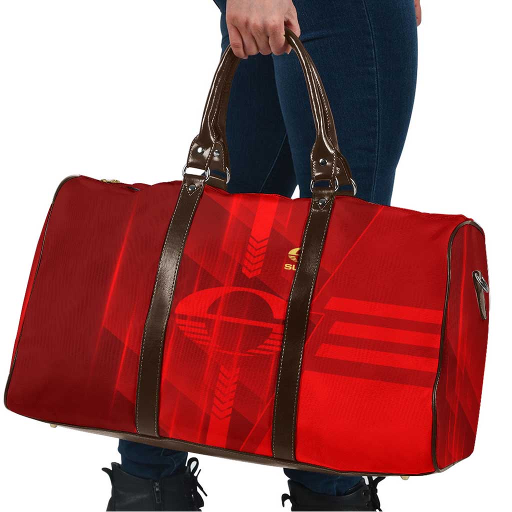 Gold Coast Suns Travel Bag Modern Geometric Sports Graphic Style
