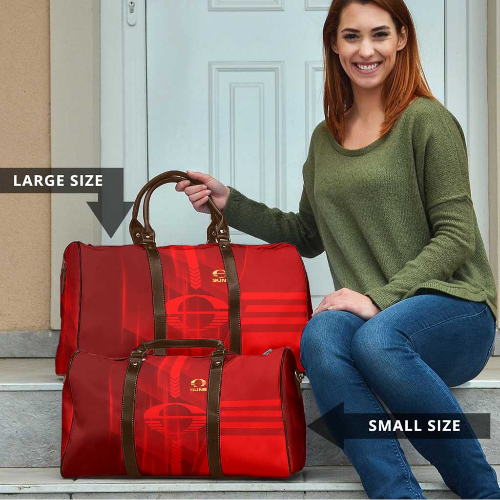 Gold Coast Suns Travel Bag Modern Geometric Sports Graphic Style