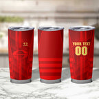 Personalized Gold Coast Suns Tumbler Cup Modern Geometric Sports Graphic Style