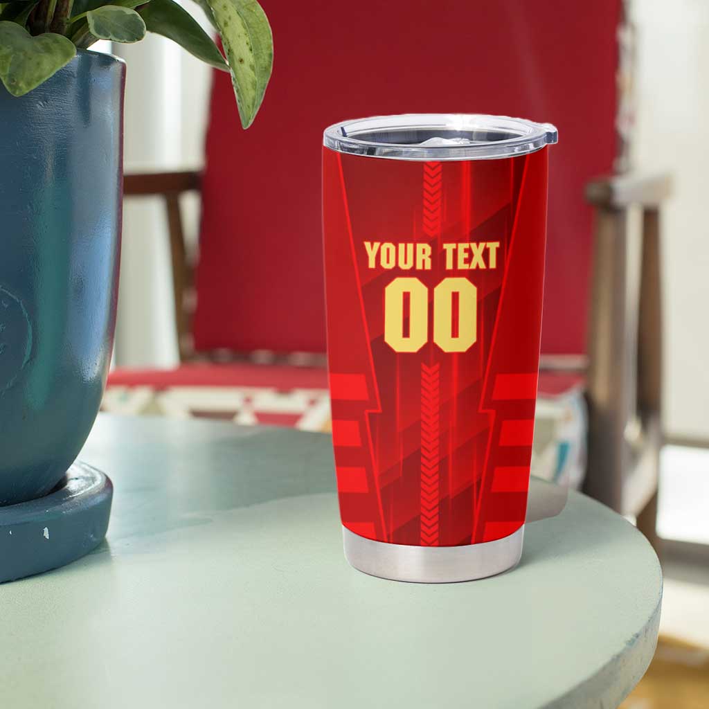 Personalized Gold Coast Suns Tumbler Cup Modern Geometric Sports Graphic Style