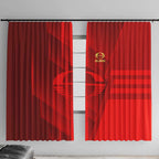 Gold Coast Suns Window Curtain Modern Geometric Sports Graphic Style
