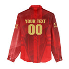 Personalized Gold Coast Suns Women Casual Shirt Modern Geometric Sports Graphic Style