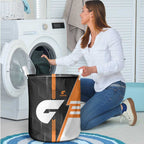 Greater Western Sydney Giants Laundry Basket Modern Geometric Sports Graphic Style