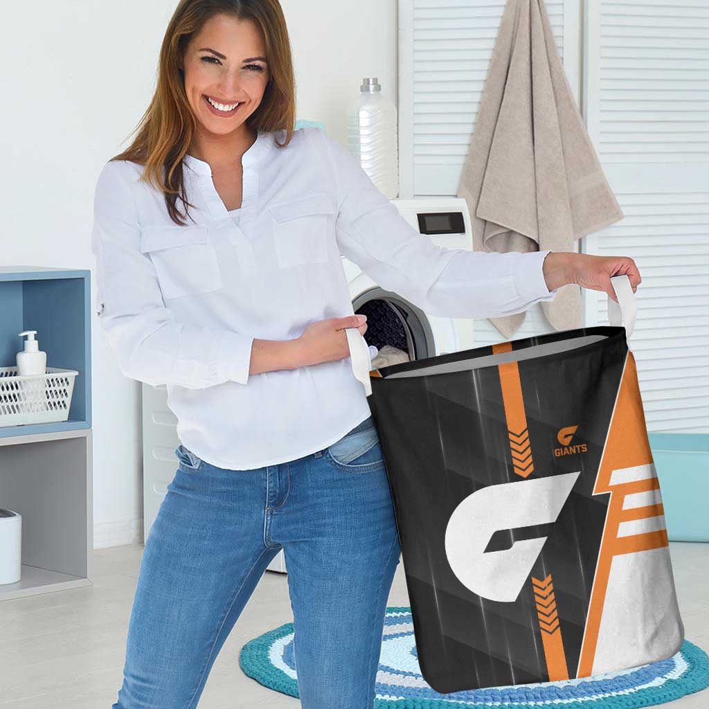 Greater Western Sydney Giants Laundry Basket Modern Geometric Sports Graphic Style