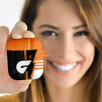 Greater Western Sydney Giants AirPods Case Modern Geometric Sports Graphic Style