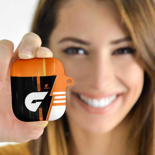 Greater Western Sydney Giants AirPods Case Modern Geometric Sports Graphic Style