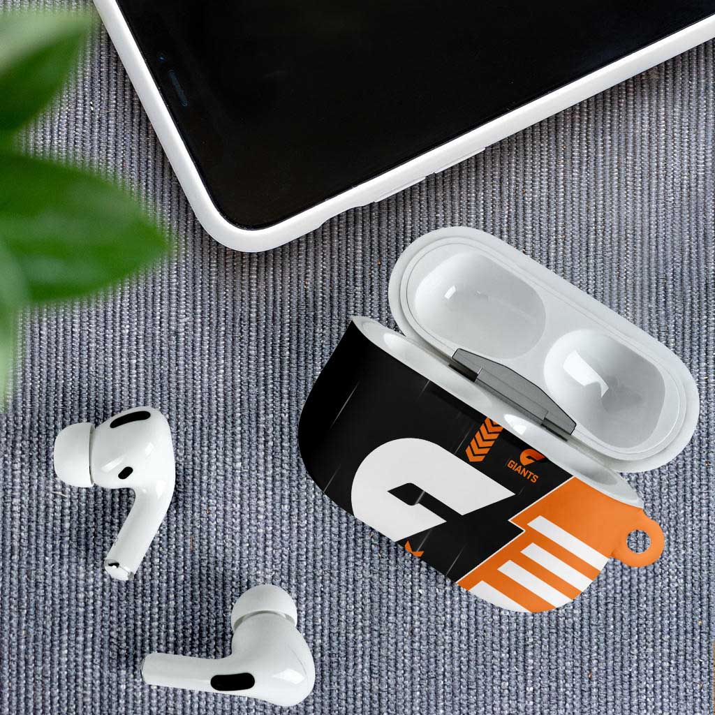 Greater Western Sydney Giants AirPods Case Modern Geometric Sports Graphic Style