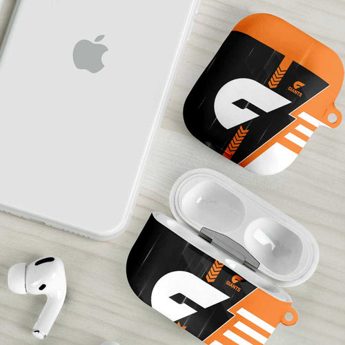 Greater Western Sydney Giants AirPods Case Modern Geometric Sports Graphic Style