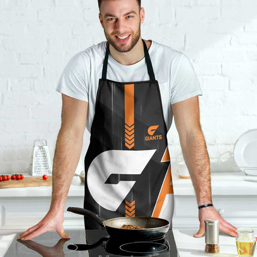 Greater Western Sydney Giants Apron Modern Geometric Sports Graphic Style